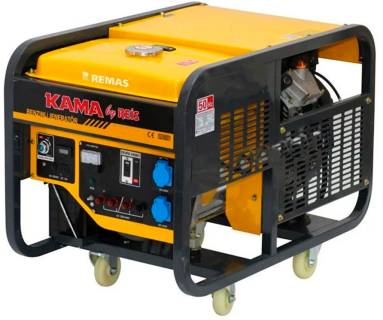 Генератор Kama by Reis Gasoline Generator 12kVA KGL12000FE