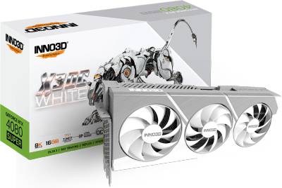 Видеокарта Inno3D GeForce RTX 4080 SUPER X3 OC WHITE 16GB N408S3-166XX-18703259