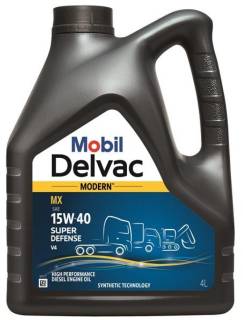 Масло Exxon Mobil Mobil Delvac Modern15W-40 Super Defense V4 4л