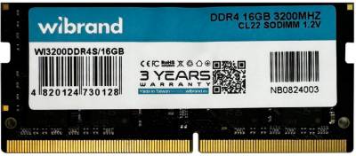 Память Wibrand So-Dimm DDR4 16GB 3200MHz CL22 WI3200DDR4S/16GB