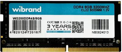 Память Wibrand So-Dimm DDR4 8GB 3200MHz CL22 WI3200DDR4S/8GB