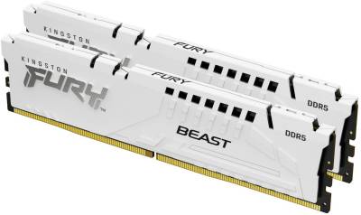 Память Kingston FURY Beast White EXPO DDR5 32GB (2x16GB) 6000MHz CL36 Kit KF560C36BWE2K2-32