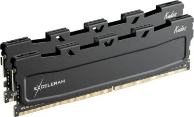 Память Exceleram Black Kudos DDR4 32GB (2x16GB) 3600MHz CL18 Kit EKBLACK4323618XD