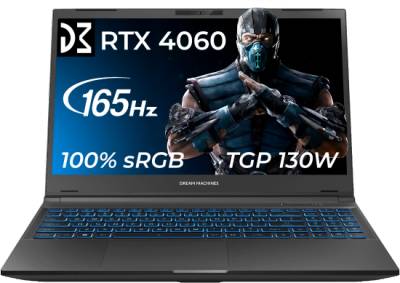 Ноутбук DREAM MACHINES RG4060 Gaming Notebook (GM5PD0E) Black RG4060-15UA51