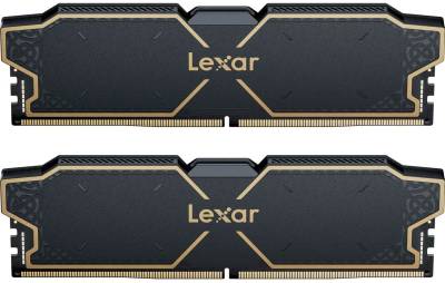 Память Lexar Thor Black DDR5 32GB (2x16GB) 6000MHz CL38 Kit LD5U16G60C38LG-RGD