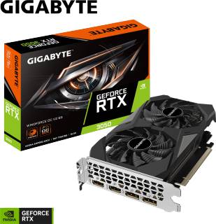Видеокарта Gigabyte GeForce RTX 3050 WINDFORCE OC V2 6GB GV-N3050WF2OCV2-6GD