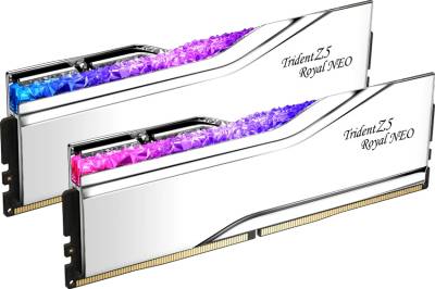 Оперативная память G.Skill Trident Z5 Royal Neo Silver DDR5 32GB (2x16GB) 6400MHz CL30 Kit F5-6400J3039G16GX2-TR5NS