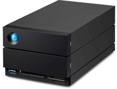 Накопитель LaCie 2big Dock 28TB Thunderbolt3 USB-C Black STLG28000400