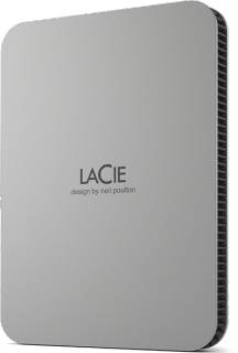 Накопитель LaCie Mobile Drive 2TB Moon Silver USB-C STLP2000400