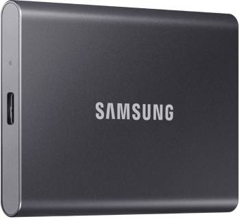 Накопитель Samsung Portable SSD T7 4TB Titan Grey USB 3.2 + USB Type-C MU-PC4T0T/WW