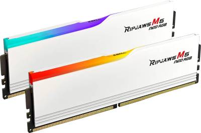 Память G.Skill Ripjaws M5 Neo RGB Matte White DDR5 32GB (2x16GB) 6000MHz CL36 Kit F5-6000J3636F16GX2-RM5NRW