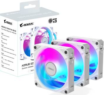 Вентилятор Gigabyte EZ CHAIN FAN 120 ICE (3-Pack) GP-ECFAN1203 ICE