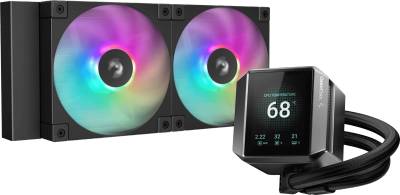 Кулер Deepcool Mystique 240 ARGB Black R-LX550-BKADSNC-G-1
