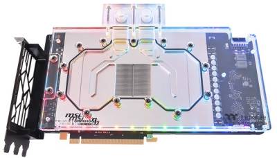 Кулер Thermaltake Pacific V-RTX 4080 Plus (MSI GAMING TRIO & SUPRIM) GPU Water Block CL-W387-PL00SW-A