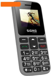 Телефон Sigma Comfort 50 HIT 2020 Dual Sim Grey 4827798120927