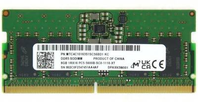 Память Micron So-Dimm DDR5 8GB 5600MHz CL46 MTC4C10163S1SC56BD1