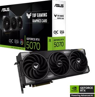 Видеокарта ASUS TUF Gaming GeForce RTX 5070 12GB OC Edition TUF-RTX5070-O12G-GAMING