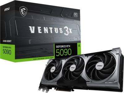 Видеокарта MSI GeForce RTX 5090 32GB VENTUS 3X OC RTX 5090 32G VENTUS 3X OC