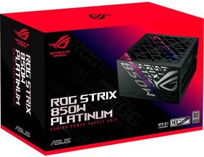 Адаптер ASUS ROG Strix 850W Platinum (90YE00W2-B0NA00) Black