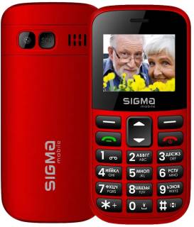 Телефон Sigma Comfort 50 CF115 EASY Red