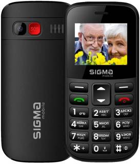 Телефон Sigma Comfort 50 CF115 EASY Black