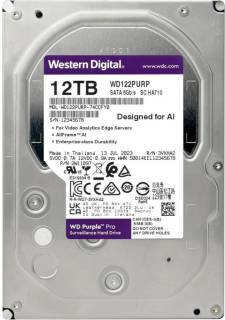 Накопитель Western Digital WD Purple Pro 12TB 7200rpm 512MB WD122PURP