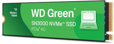 Накопитель Western Digital WD Green SN3000 500GB M.2 2280 NVMe PCIe Gen4 x4 QLC 3D NAND WDS500G4G0E