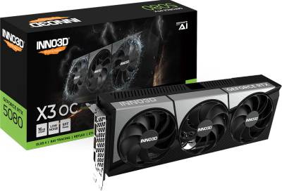 Видеокарта Inno3D GeForce RTX 5080 X3 OC 16GB N50803-16D7X-17603930