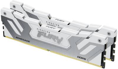 Память Kingston FURY Renegade Silver/White CUDIMM XMP DDR5 48GB (2x24GB) 8400MHz CL40 Kit KF584CU40RWK2-48