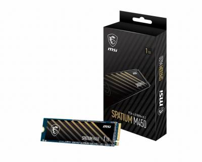 Накопитель MSI Spatium M450 V1 1TB M.2 2280 NVMe Gen4 x4 TLC S78-440L0M0-P83