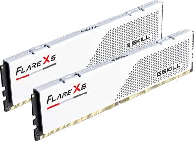 Память G.Skill Flare X5 Matte White DDR5 96GB (2x48GB) 6000MHz CL30 Kit F5-6000J3036F48GX2-FX5W