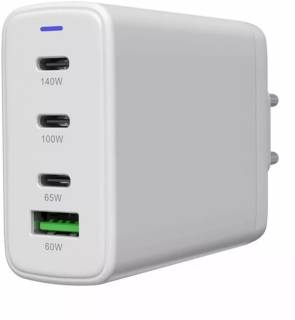 Зарядка Canyon CU140ACC GaN 150W 3xPD 1xQC EU White CNS-CUW140ACC