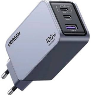 Зарядка Ugreen 3xUSB 100W (2xUSB-C+USB-A) Gan Nexode Pro X757 25874
