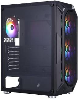 Корпус 1STPLAYER X6-BK-4F1