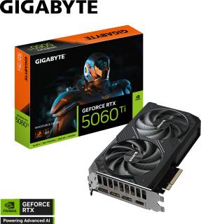 Видеокарта Gigabyte GeForce RTX 5060 Ti WINDFORCE OC 16GB GV-N506TWF2OC-16GD