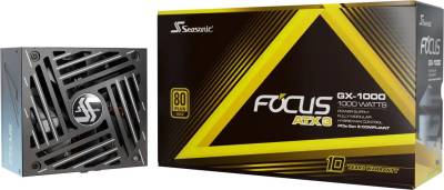 Адаптер Seasonic Focus GX-1000W V4 ATX 3.1 (FOCUS-GX-1000-ATX31) Black FOCUS-GX-1000-ATX31 / SRP-FGX102-A5A32SF
