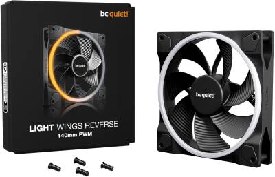 Вентилятор be quiet! LIGHT WINGS 140mm PWM Reverse Black BL134