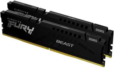 Память Kingston FURY Beast Black EXPO DDR5 64GB (2x32GB) 5600MHz CL36 Kit KF556C36BBE2K2-64