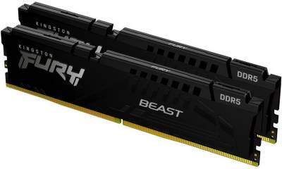 Память Kingston FURY Beast Black EXPO DDR5 64GB (2x32GB) 6000MHz CL36 Kit KF560C36BBE2K2-64