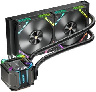 Кулер 1STPLAYER X-240 Black X-240-BK