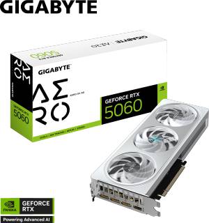 Видеокарта Gigabyte GeForce RTX 5060 AERO OC 8GB GV-N5060AERO OC-8GD