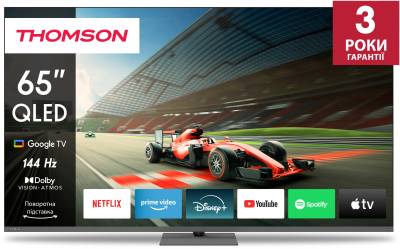 Телевизор Thomson Google TV 65 QLED Pro (65QG7C04) Grey