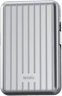 Павербанк WiWu runk Series Magnetic Wireless charging Power Bank 20000mAh, 22,5w (PP04) Silver