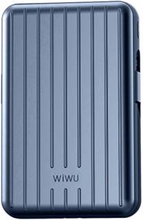 Павербанк WiWu Trunk Series Magnetic Wireless charging Power Bank 20000mAh, 22,5w (PP04), Blue