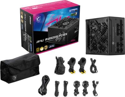 Адаптер MSI MPG 1250W PCIE5 (A1250GS PCIE5) MPG A1250GS PCIE5