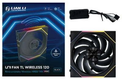 Вентилятор Lian Li Uni Fan TL Wireless 120 (G99.12TL1W1B.00) Black