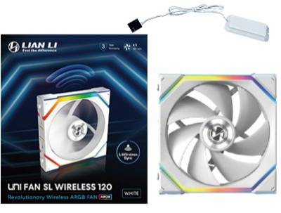 Вентилятор Lian Li Uni Fan SL Wireless 120 (G99.12SL1W1W.00) White