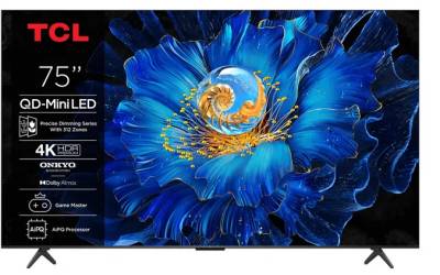 Телевизор Tcl 75 Premium QD-MiniLED C6KS Google Smart TV 2025 75C6KS