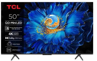 Телевизор Tcl 50 Premium QD-MiniLED C6KS Google Smart TV 2025 50C6KS