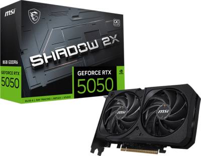 Видеокарта MSI GeForce RTX 5050 8GB VENTUS 2X OC RTX 5050 8G VENTUS 2X OC